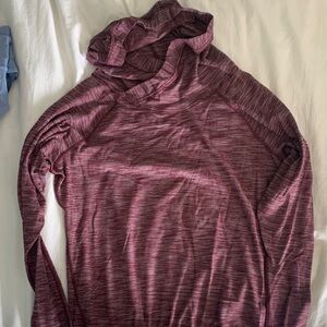 Lululemon Athletica Burgundy Long Sleeve Top